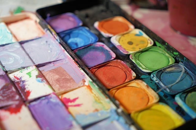 Watercolor painting of nature